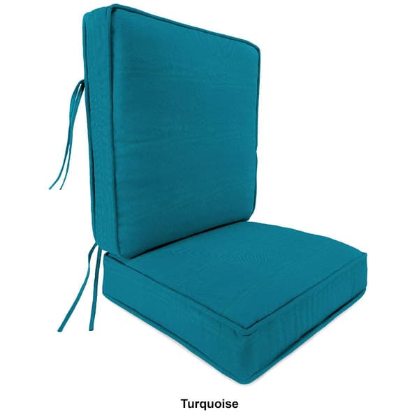 Jordan Manufacturing Solid Boxed Edge High Back Cushion