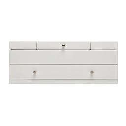 Mele & Co. Everly Wooden Triple Lid Jewelry Box