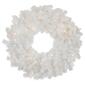 Northlight Seasonal 24in. Snow White Artificial Wreath - image 1