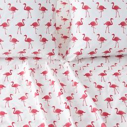 FreshFolds Newport Flamingos Microfiber Sheet Set