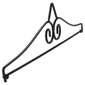 Northlight 14.5 Inch Black Metal Garden Flag Hanger - image 4