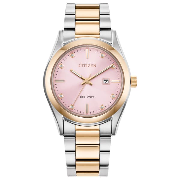 Womens Citizen Sports Luxury Watch w/ Diamond Accents - EW2706-5X