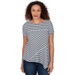 Womens Skyes the Limit Summer Spice Stripe Knit Blouse - image 1
