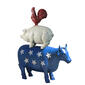 Northlight Seasonal 12in. Patriotic Stacked Farm Animals Statue - image 1