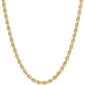 18in. Vermeil 14kt.Gold Over Sterling Silver Rope Chain Necklace - image 1