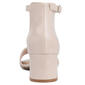 Womens Sugar Noelle Low Block Heel Slingback Sandals - Nude - image 3
