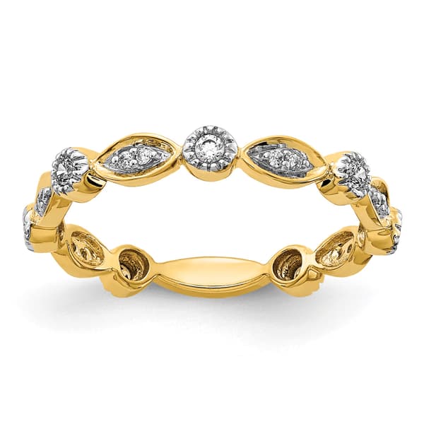 Endless Affection&#40;tm&#41; 14k Gold Fancy Diamond Ring - image 