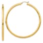 Gold Classics(tm) 14kt. Gold Polished 60mm Hoop Earrings - image 1