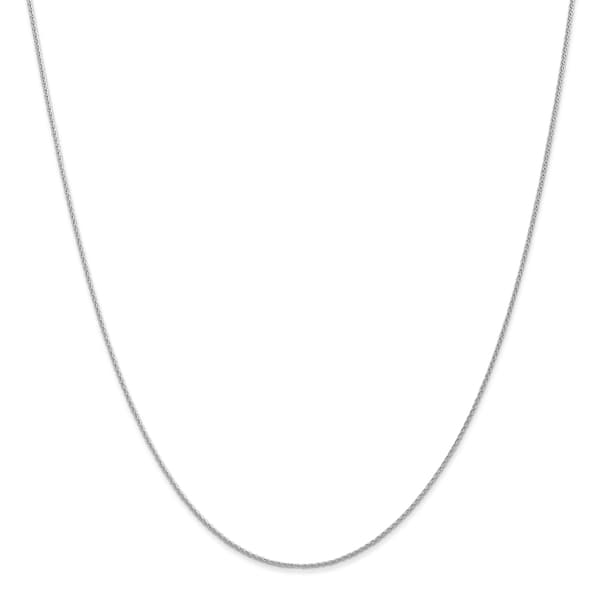 Gold Classics&#40;tm&#41; 1mm. 14k White Gold Parisian Wheat Necklace - image 
