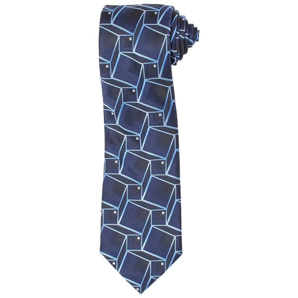 Mens Perry Ellis Freeport Geometric Tie - image 