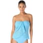 Womens Vince Camuto Patterned Drape Bandini Swim Top - image 1