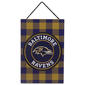 Open Road Ravens Plaid Hanging Wood - image 1