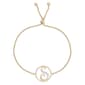 Accents by Gianni Argento Diamond Plated Initial S Gold Bracelet - image 1