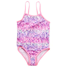 Girls &#40;7-16&#41; Pink Platinum&#40;R&#41; Cheetah One Piece Swimsuit