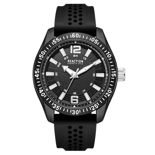Mens Kenneth Cole Reaction&#40;R&#41; Black Sport Watch - KRWGM7004903 - image 