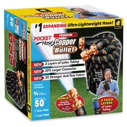 As Seen On TV 50ft. Copper Bullet Pocket Hose
