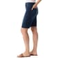 Petite Gloria Vanderbilt Amanda Bermuda Denim Shorts w/ Slit - image 3