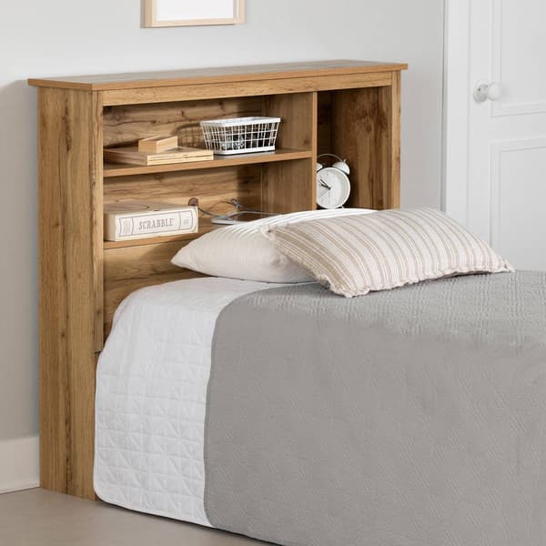 South Shore Cavalleri Nordik Oak Twin Headboard