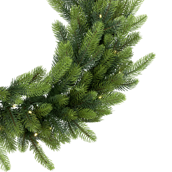 Northlight Real Touch™ 24in. LED Noble Fir Christmas Wreath