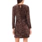 Womens MSK Long Sleeve Velvet Sequin Sheath Dress - image 4