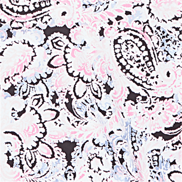 Plus Size Ruby Rd. California Dreaming 3/4 Sleeve Paisley Blouse