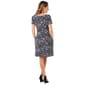 Womens Connected Apparel Short Sleeve Pocket A-Line Dress - image 2