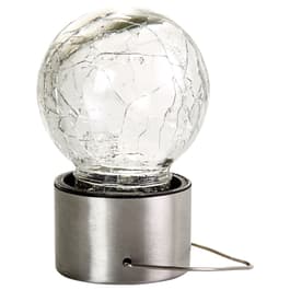 Crackle Glass Garden Solar Light