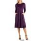 Womens 24/7 Comfort Apparel Fit &amp; Flare Pocket Dress - image 4