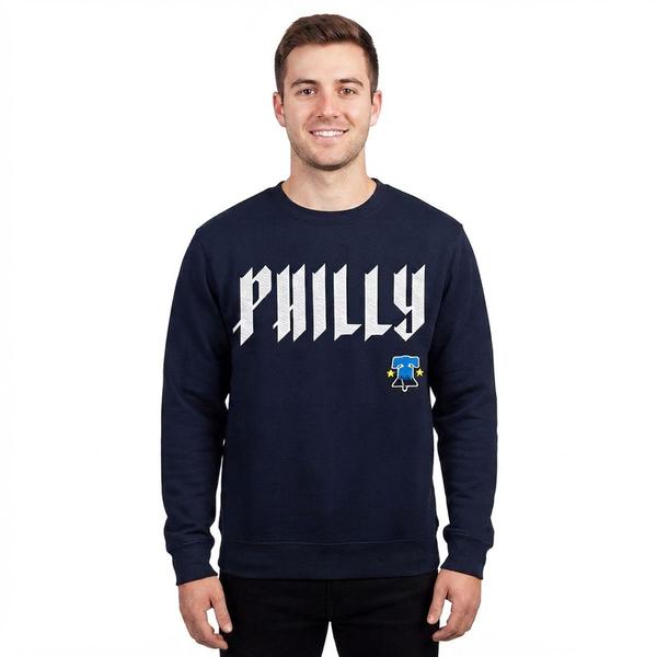 Mens Stitches Phillies City Connect Crew Neck Sweatshirt - image 