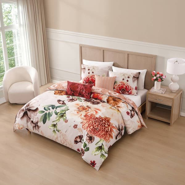 Bebejan&#174; Hazy Blossom Cotton 5pc. Reversible Comforter Set