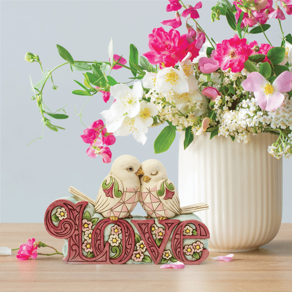 Jim Shore Heartwood Creek Love Birds Figurine