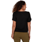 Womens Emaline La Vita Costiera Short Tulip Sleeve Solid Blouse - image 2