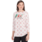 Womens Ruby Rd. Must Haves II Snowflake Medallion Tee - image 3