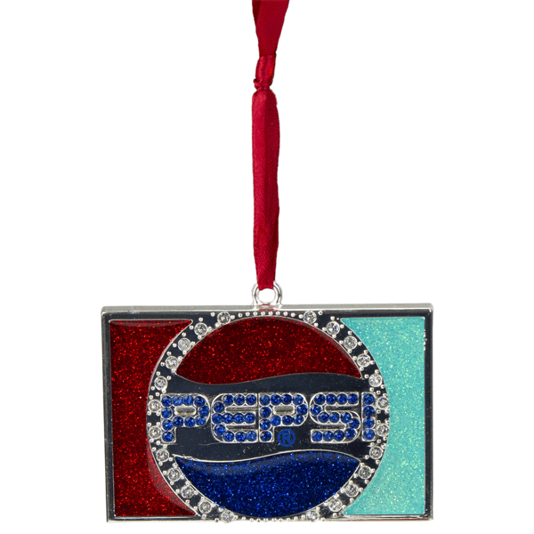 Northlight Pepsi Globe Logo European Crystal Christmas Ornament