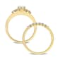 Diamond Classics™ 10kt. Gold 5/8ctw. Diamond Bridal Ring Set - image 3