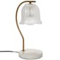 Luze Marble Base with Frosted Glass Shade Candle Warmer - image 1