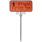 Northlight 27.5in. Skeleton Fright This Way Halloween Lawn Stake - image 1