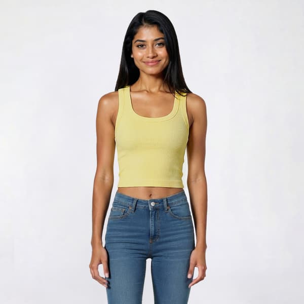 Juniors Wallflower Ashe Cloud Bra Cup Tank Top - image 
