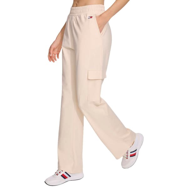 Womens Tommy Hilfiger Sport Peached Interlock Boot Cut Cargo Pant