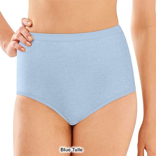 Bali Women's Full Cut Fit Cotton Brief Soft Taupe, Soft Taupe