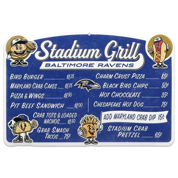 Open Road Ravens Stadium Grill Wall Decor