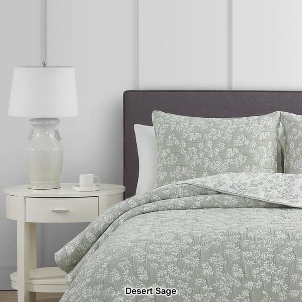 Cedar Court Annabella Floral Reversible Quilt Set