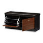 Baxton Studio Foley Two-Tone Entryway Storage Shoe Organizer - image 3