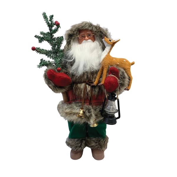 Santa's Workshop 15in. Helping A Friend Claus - image 