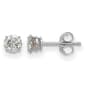 True Light&#40;tm&#41; 4.0mm Round Moissanite Basket Post Earrings - image 1