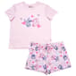 Juniors Centric Brands Stitch & Angel Hearts Shorty Pajama Set - image 2