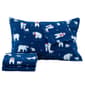 Freshfolds Cotton Navy Polar Bears Holiday 4pc. Flannel Sheet Set - image 1