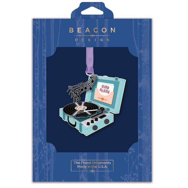 Beacon Design''s Vintage Record Player Ornament