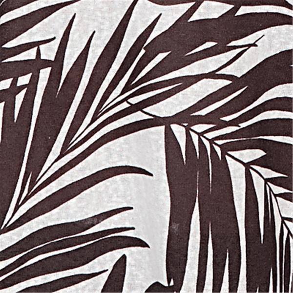 Womens Alfred Dunner Detail Driven Tropical Leaf Blouse