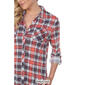 Womens White Mark Piper Stretch Plaid Tunic - image 4